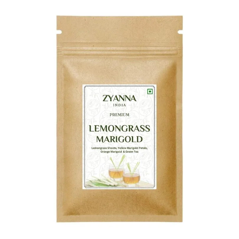 Lemongrass Marigold Tea - ZYANNA® India - zyanna.com