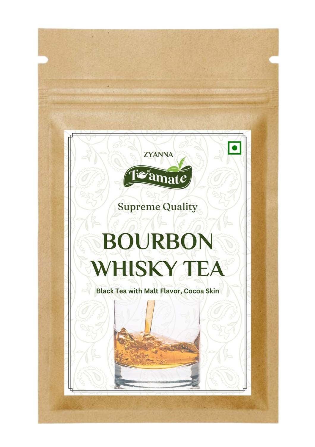 Bourbon Whiskey Tea (100gm) - ZYANNA® India - zyanna.com